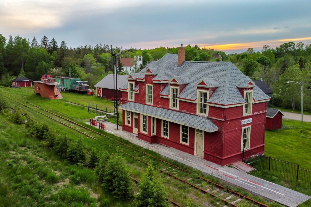 Exterior photo of Orangedale Railway Museum.